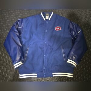 *read* Vintage Montreal Canadiens Nhl Bomber Style Jacket